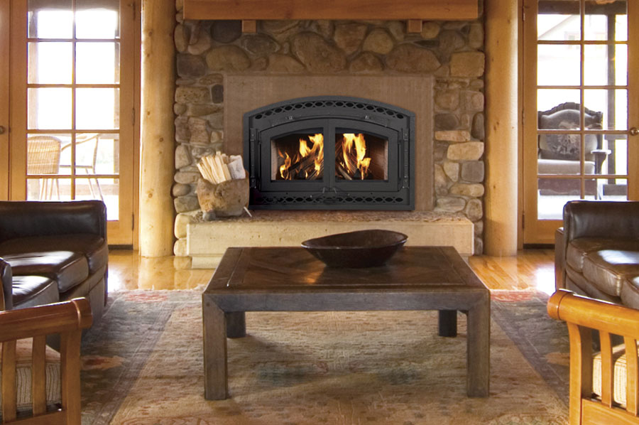 Foyers Cadieux Fireplaces Wood Bis Tradition